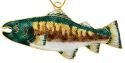 Kubla Crafts Cloisonne 4898 Silver Plated Salmon