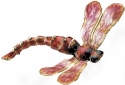 Kubla Crafts Cloisonne 4931P Cloisonne Dragonfly Ornament Pink