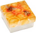 Kubla Crafts Capiz 1228 Honey Bee Capiz Box