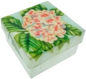 Kubla Crafts Capiz 1248PK Hydrangeas Capiz Box