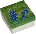 Kubla Crafts Capiz 1513 Bluebonnet Large Capiz Box