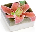 Kubla Crafts Capiz 1703 Capiz Box Lily