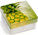 Kubla Crafts Capiz 1710 Capiz Box Pineapple