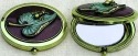 Kubla Crafts Bejeweled Enamel 3591 Jeweled Double Mirror Compact Bee