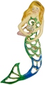 Kubla Crafts Bejeweled Enamel KUB 5 3668 Bejeweled Enamel Ornament Mermaid