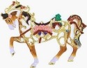 Kubla Crafts Bejeweled Enamel 3676 Bejeweled Enamel Ornament Horse