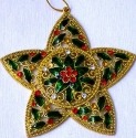 Kubla Crafts Bejeweled Enamel KUB 5 4580 Jeweled Enamel Star Ornament
