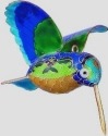 Kubla Crafts Cloisonne 4826 Cloisonne Large Hummingbird Ornament