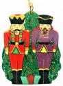 Kubla Crafts Cloisonne 5162 Wooden Hand Painted Toy Soldier Ornament Set of 6