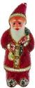 Kubla Crafts Capiz 5305R Mosaic Glass Santa Figure