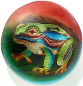 Kubla Crafts Capiz 1752 Capiz Ball Frog