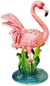 Kubla Crafts Bejeweled Enamel 3045 Flamingo Large Box