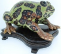 Kubla Crafts Cloisonne 4840 Cloisonne Extra Large Frog Figure