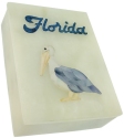 Kubla Crafts Capiz 6113 Florida Pelican Soap Stone Box