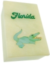 Kubla Crafts Capiz 6117 Florida Alligator Soap Stone Box