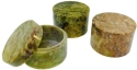 Kubla Crafts Capiz 6124N Soap Stone Box Set of 6