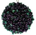 Kubla Crafts Cloisonne 6736PGN Purple and Green Sequin Ball Ornament