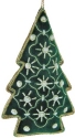Kubla Crafts Cloisonne 6753 Zari Christmas Tree Ornament Set of 3