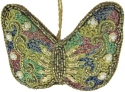 Kubla Crafts Cloisonne 6771 Zari Butterfly Ornament Set of 3