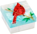 Kubla Crafts Capiz 1215 Cardinal Capiz Box