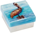 Kubla Crafts Capiz 1573 Pelican Capiz Box