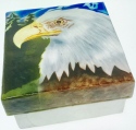 Kubla Crafts Capiz 1779B Eagle Capiz Box