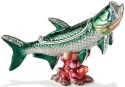 Kubla Crafts Bejeweled Enamel 3408 Tarpon Box