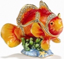 Kubla Crafts Bejeweled Enamel KUB 7 3428 Clown Fish Box