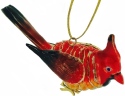 Kubla Crafts Cloisonne 4331 Cardinal Ornament