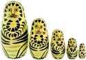 Kubla Crafts Capiz 7115 Cat Nesting Dolls