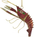 Kubla Crafts Cloisonne 4151O Cloisonne Art Large Lobster Ornament