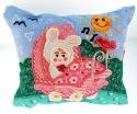 Kubla Crafts Soft Sculpture 7901 Baby Bunny Musical Pillow