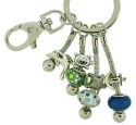 Kubla Crafts Bejeweled Enamel 8116 Sea Life Key Ring