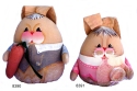 Kubla Crafts Soft Sculpture 8390 Stuffed Bunny Large Mother Set of 4