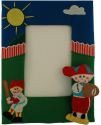 Kubla Crafts Soft Sculpture 8510 Baseball Photo Frame Picture