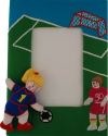 Kubla Crafts Soft Sculpture 8529S Soccer Photo Photo Frame Picture
