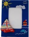 Kubla Crafts Soft Sculpture KUBSFT 8530 Sail Boat Photo Frame Picture