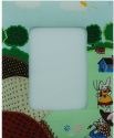 Kubla Crafts Soft Sculpture 8535 Bunny Farmer Photo Frame Picture