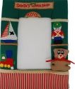 Kubla Crafts Soft Sculpture 8553 Santa Workshop Photo Frame Picture Set of 2