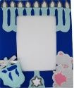 Kubla Crafts Soft Sculpture 8559 Chanukah Hanukkah Photo Frame Picture