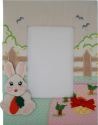 Kubla Crafts Soft Sculpture 8562 Rabbit Photo Frame Picture