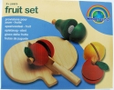 Kubla Crafts Soft Sculpture 8616 Wooden Fruits Set of 2