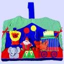 Kubla Crafts Soft Sculpture 8621 Circus Train Crib Activity