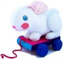 Kubla Crafts Soft Sculpture 8724 Pull Toy Rabbit