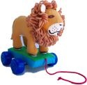 Kubla Crafts Soft Sculpture 8732 Pull Toy Lion