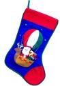 Kubla Crafts Soft Sculpture 8756 Santa in a Hot Air Balloon Christmas Stocking