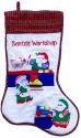 Kubla Crafts Soft Sculpture 8761 Santa Christmas Stocking