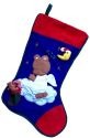 Special Sale SALE8767 Kubla Crafts Soft Sculpture 8767 Angel Bear Christmas Stocking