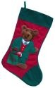 Kubla Crafts Soft Sculpture 8775 Papa Bear Christmas Stocking