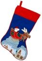 Kubla Crafts Soft Sculpture 8793 Christmas Eve Christmas Stocking